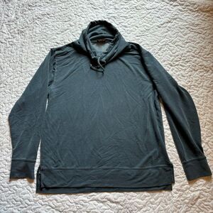 Crosby Mock Neck Pullover Drawstring split side sweater size large